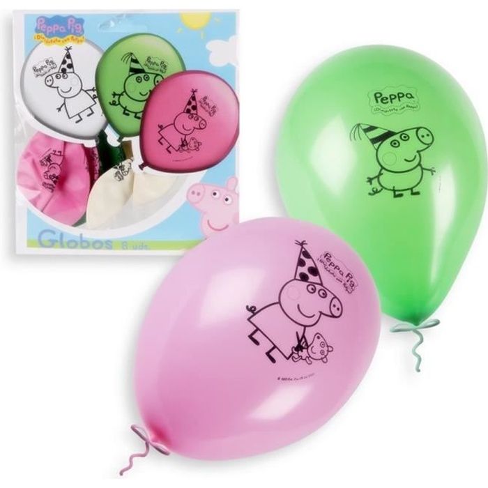 Peppa Pig Ballon rond en aluminium pour anniversaire 3159201 