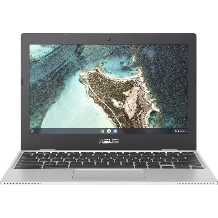 ASUS Chromebook CX1100CNA Ordinateur Portable 11.6 HD (Celeron N3350 RAM 4 Go eMMC 64 Go Chrome OS) Clavier AZERTY Français A310