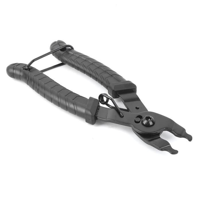 Pince à Chaîne Vélo 2 En 1 - Ouvre Et Ferme Les Maillons Rapides - Compatible 7 à 12 Vitesses - En Acier Carbone, Longueur 17 Cm