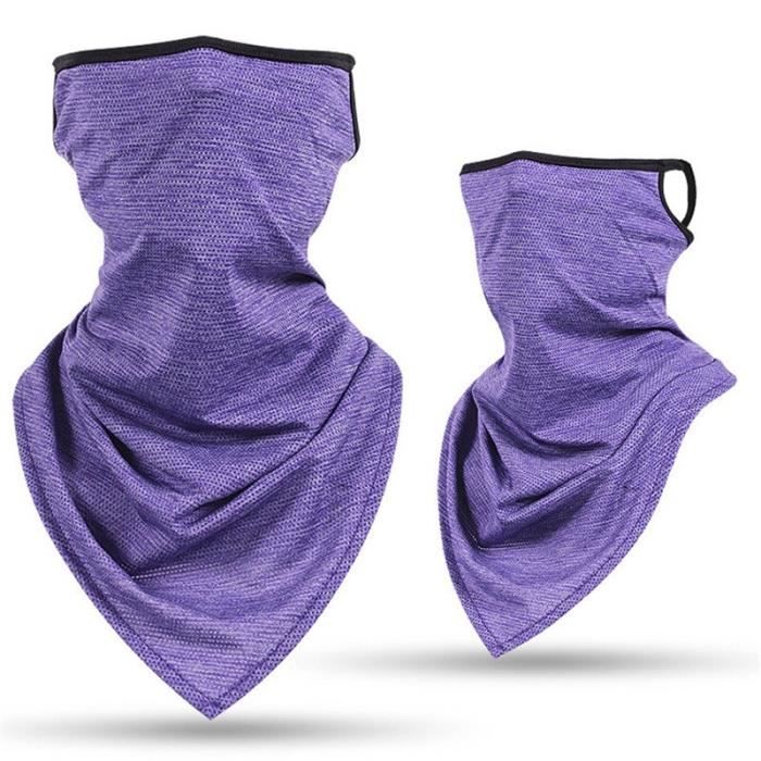 Cache-Cou Léopard Protection UV - Bandana Multifonction Pour Sport, Cyclisme, Randonnée - Polyester Respirant