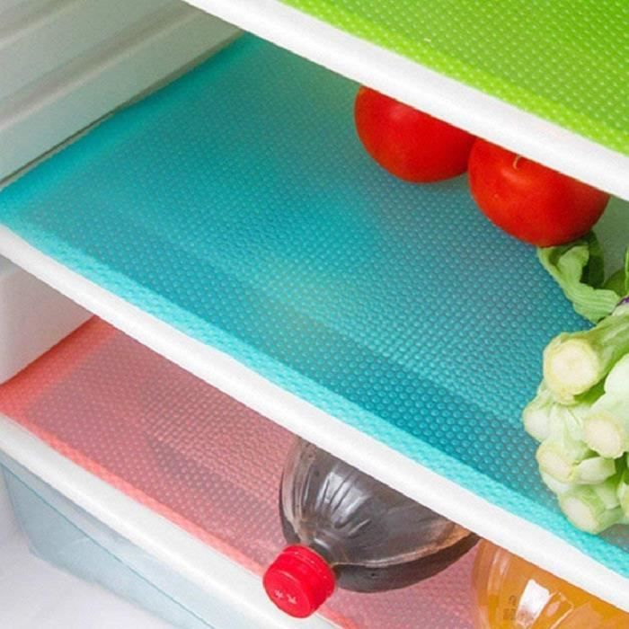 Lot De 8 Tapis Frigo 45x30cm Bieiyhe - Antidérapants, Lavables, Anti-Moisissure Pour Tiroirs Et Étagères