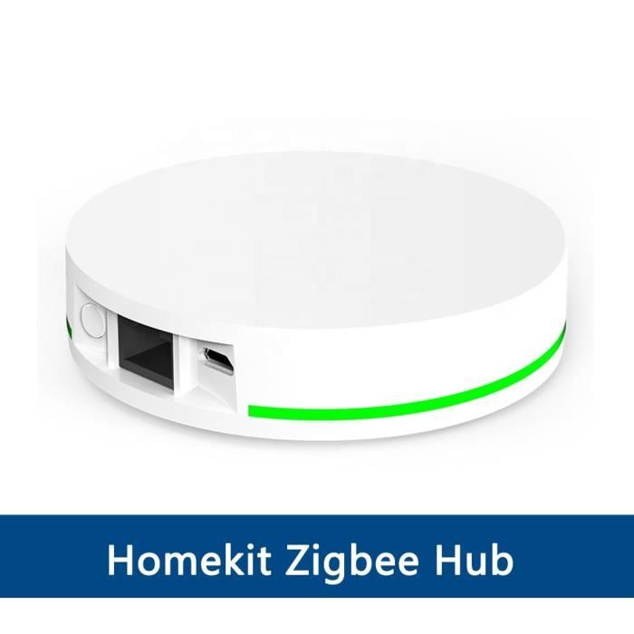 Homekit Zigbee Hub - Hub Zigbee avec capteur PIR, capteur de température  et'humidité, détecteur de fuite'eau