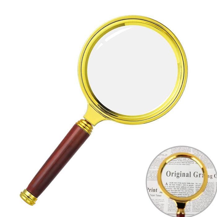 Loupe de Lecture Loupe X10 Loupe Grossissante Loupe Enfant Mini Loupe pour Seniors Bijoulier Lire des Livres des Journaux Cdiscount Appareil Photo