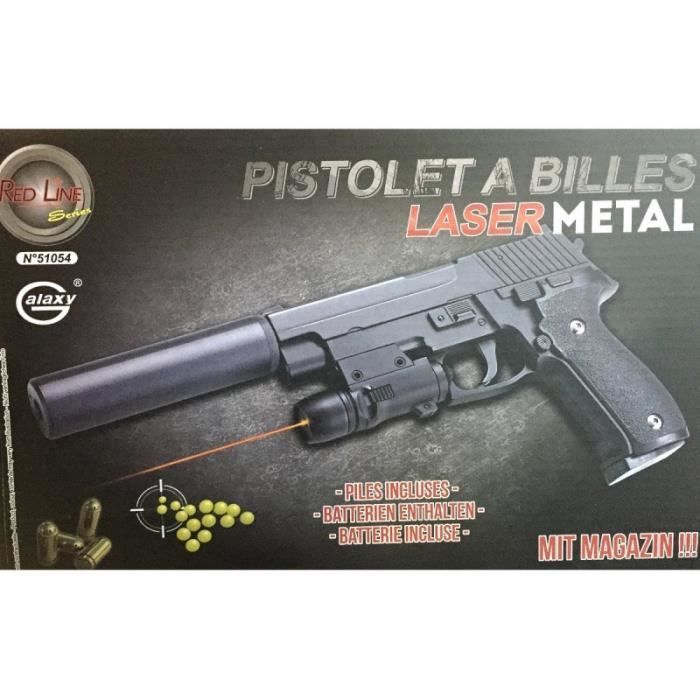pistolet a billes metal 51047 51047 :  : Vente de pistolet