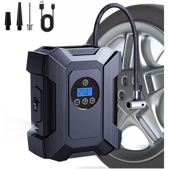 Compressore D'Aria Portatile Autonet Senza Fili - Gonfiatore LCD Per Auto, Moto, Bici