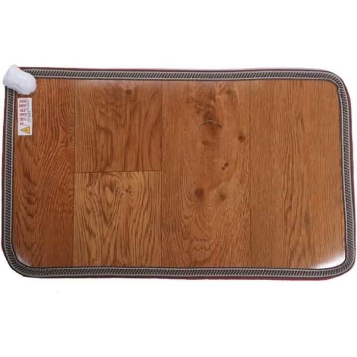 Tapis Chauffant électrique 35x50 Cm – Chauffage Graphène, Minuterie, Sécurité Surchauffe – Pour Maison/bureau
