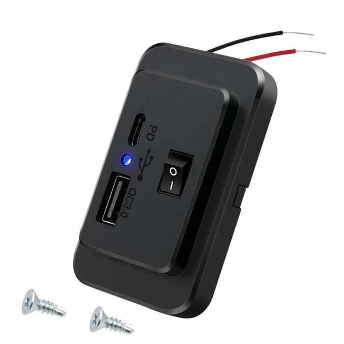 Port De Charge Pour Scooter électrique INOKIM OXO OX – 3 Broches, Couvercle Anti-poussière, Facile à Installer