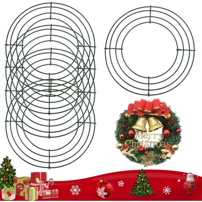 Guirlande De Noël 2022 Guirlande De Scène De Noël éclairée Guirlande De Noël à La Porte D'entrée Guirlande De Noël Fausse Couronne (Vert, Taille Unique