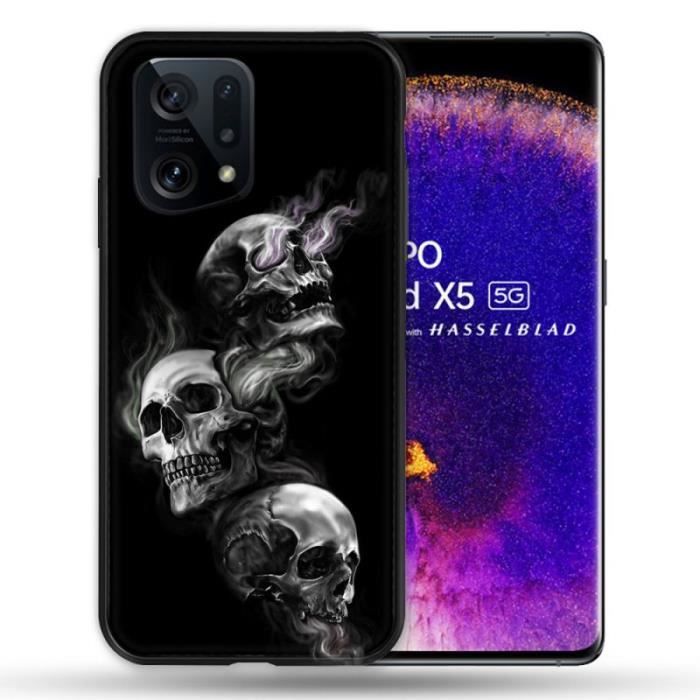 Coque COKITEC Oppo Find X5 T te De Mort Souple Fabriqu En coque-cokitec-oppo-find-x5-t-te-de-mort-souple-fabriqu-en