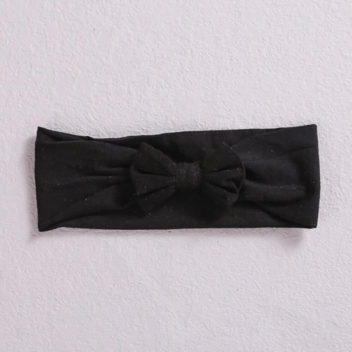 Bandeau Bébé Fille Blanc élastique - Pour Nouveau-né 0-3 Mois - Longueur 35cm, Tissu Doux - Idéal Baptême Et Photos