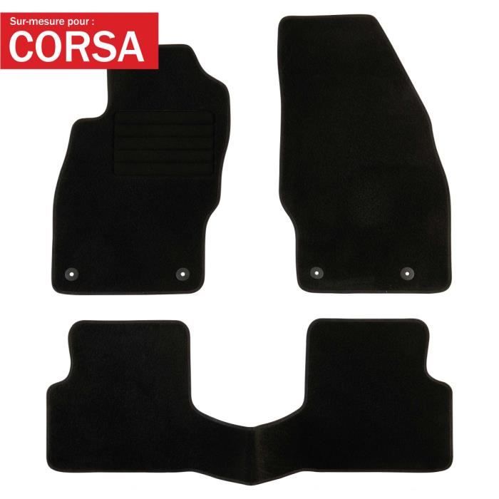 DBS Tapis de voiture sur mesure pour Opel Corsa (2014-2020) -  - Antid&eacute;rapant 