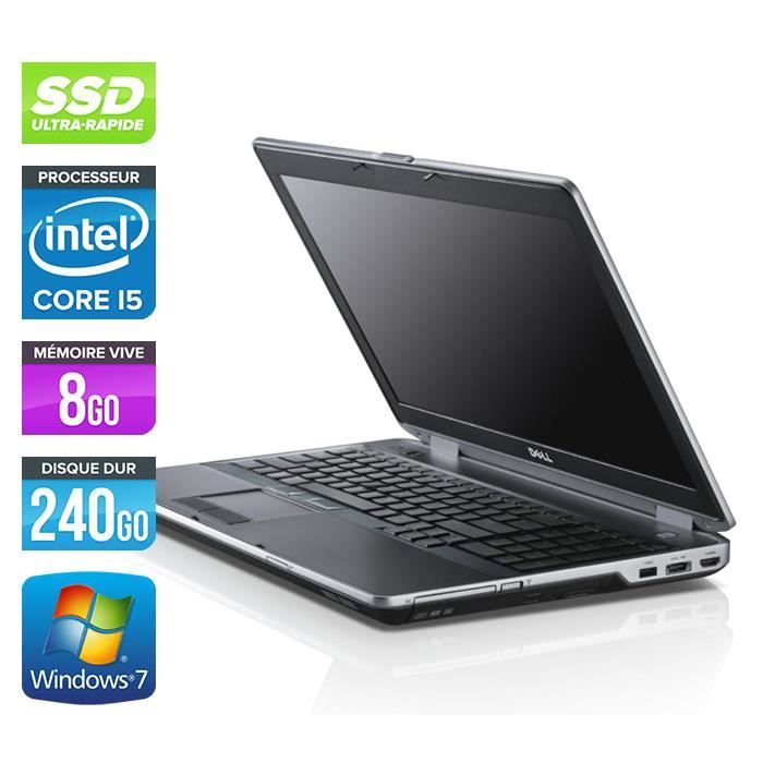 Top achat PC Portable Dell Latitude E6430 -Core i5-3320M -8Go -240Go SSD pas cher