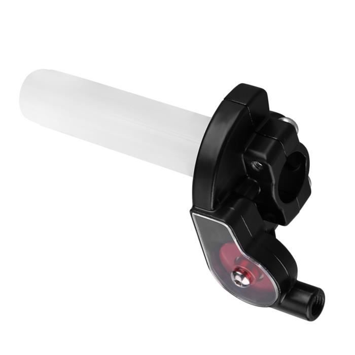 2 Poignées D'accélérateur Moto 22mm (7/8") - Universelles Pour Dirt Bike, Quad, Scooter, Anti-dérapantes
