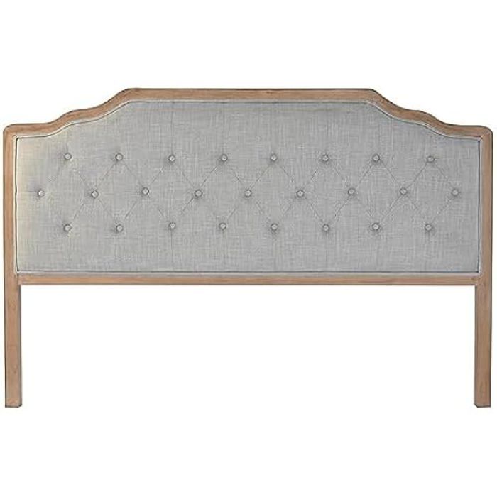 Poggiapiedi DKD Home Decor Grigio 30 % Poliestere (85 x 85 x 48 cm