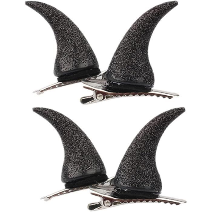 Acheter 1 Paire Barrette Cheveux Corne de Diable pour Fête Cosplay