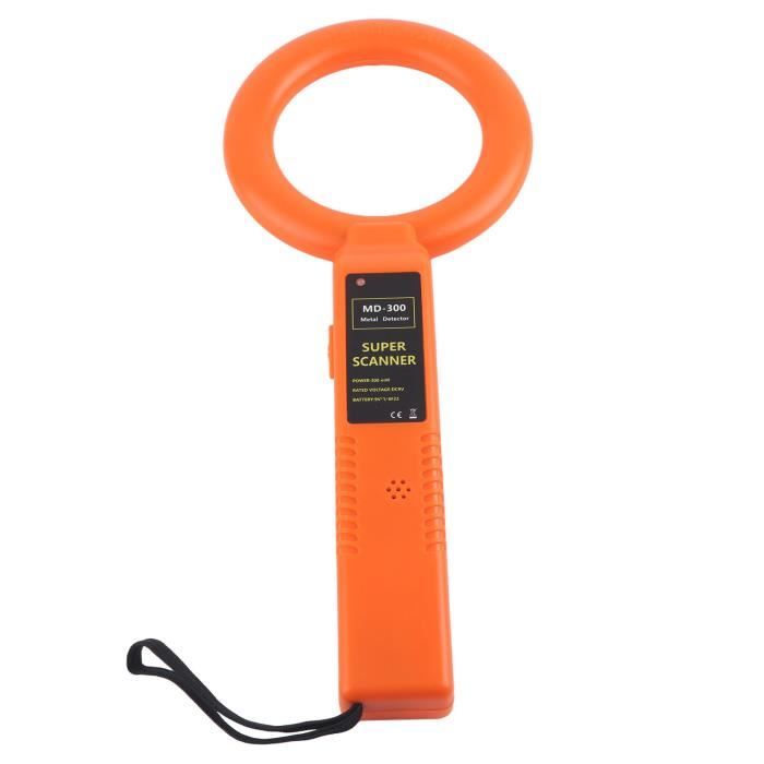 Détecteur De Métaux Manuel MD-3003B1 - Scanner De Sécurité Portatif - Alarme Sonore/vibrante