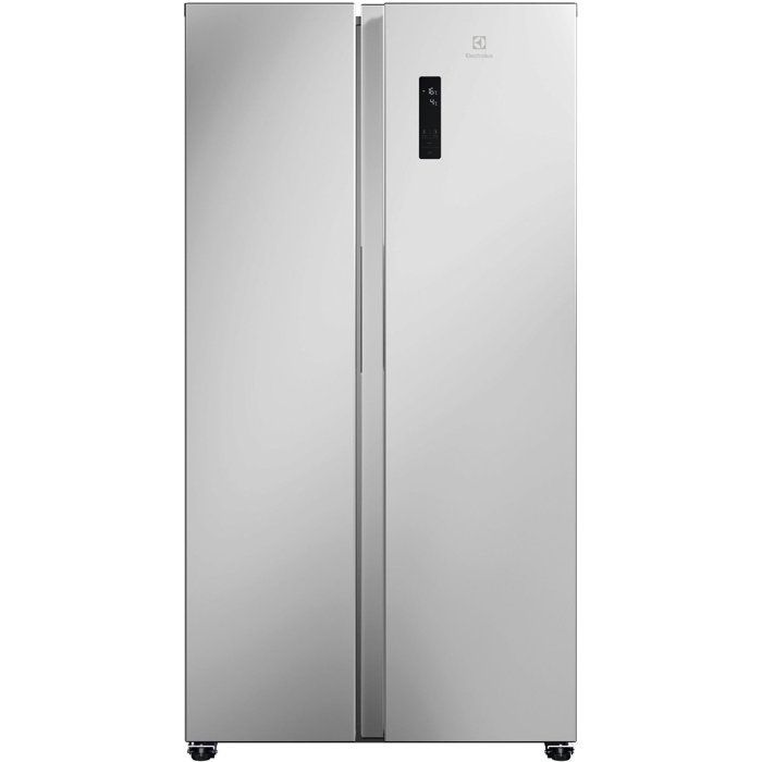 Réfrigérateur américain - ELECTROLUX - EAT6ME53U0 - 532L - 2 portes - pose libre - classeE - 177x91x67cm - silver - NoFrost