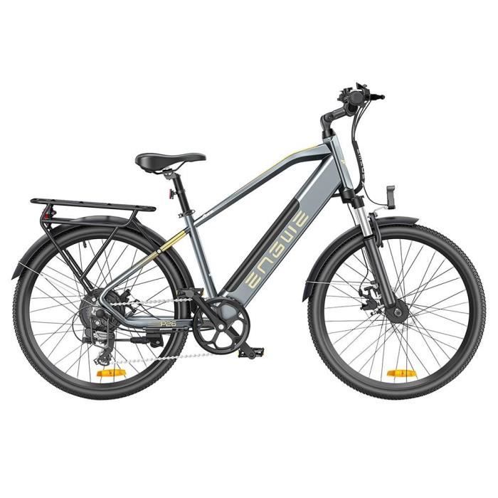 VTT Electrique ENGWE P26 Suspension Avant 26 Pneu 36V 250W Moteur 25 km h Vitesse Max 17Ah Batterie Cdiscount Sport