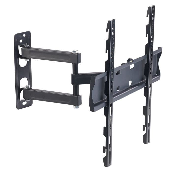 Support Mural Inclinable pour LED TV A /Écran Plat De 26 /à 55 Pouces Support Murale TV Orientable Et Inclinable LCD OLED