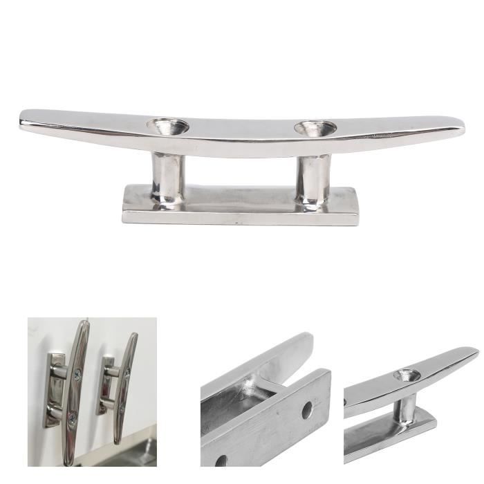 SURENHAP Taquet de quai 6in Low Flat Dock Taquet 2 Trous Corde De Pont SURENHAP Taquet de quai 6in Low Flat Dock Taquet 2 Trous Corde De Pont