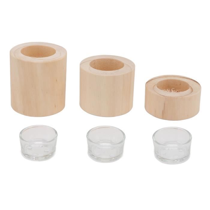 Coupelles pour bougies chauffe plat 59x24 de couleur argent