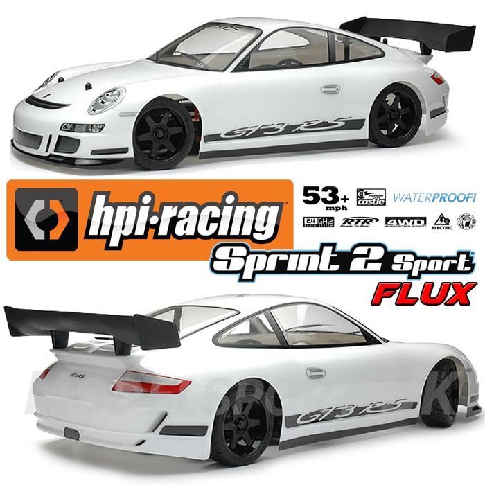 Porsche 911 Sprint 2 Flux Voiture de piste Brushless HPI
