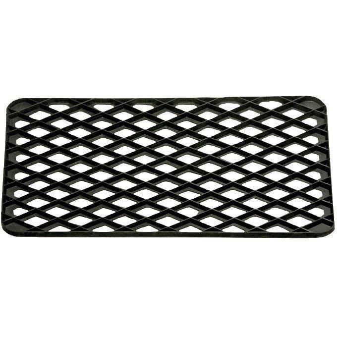 Tapis grattant en caoutchouc - 33x58 cm - noir