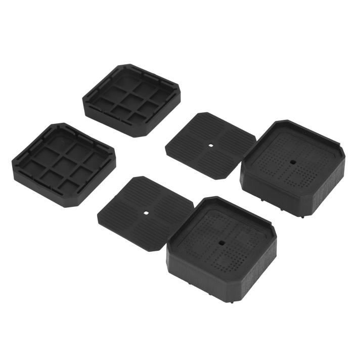Coptiner Lot De 8 Rehausseurs De Meubles Réglables Et Empilables - 5 Cm