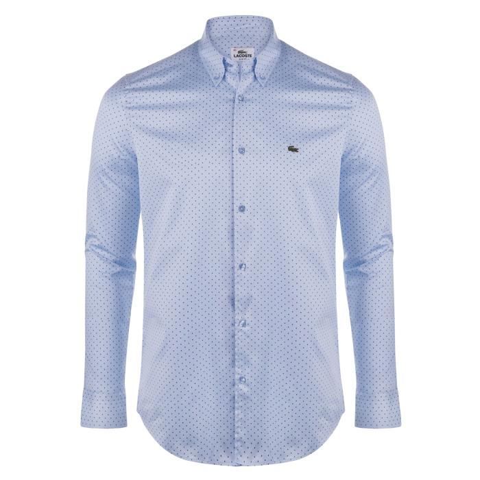 chemise homme lacoste slim fit