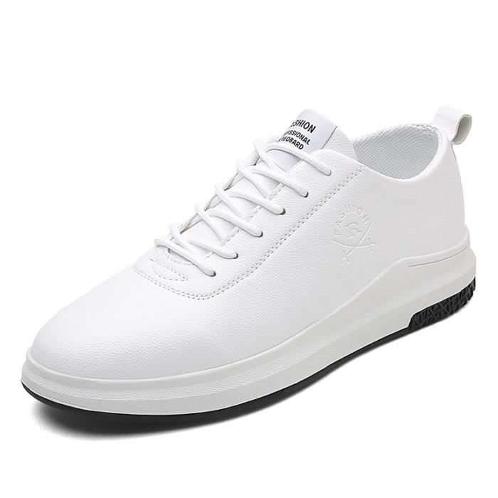 Chaussures Homme Baskets Classiques, Cuir Bleu, Taille 40, Neuves Sans Boîte (made In Germany)