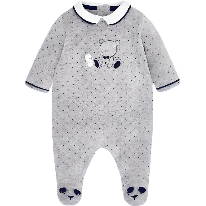 62 cm Pyjama velours bébé Dinette 3 mois Taille 