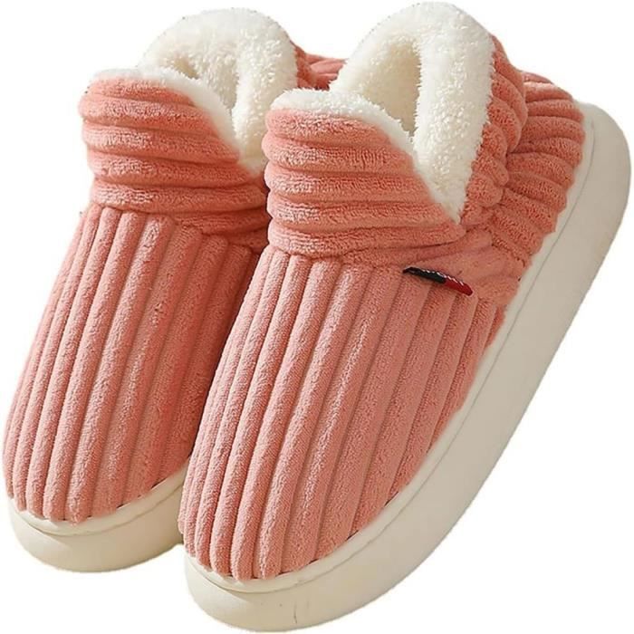 Chaussons Nuage Femme Et Homme - Pantoufles D'hiver Chaudes Et Douillettes - Semelle Antidérapante - Unisexe