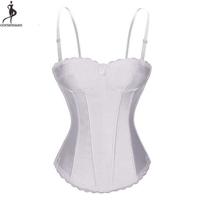 corset bustier blanc mariage