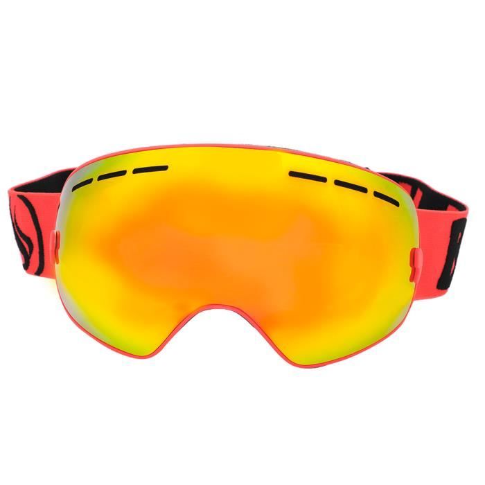 BE NICE Ski Snowboard Lunettes Snow Double Lens Anti-buée UV