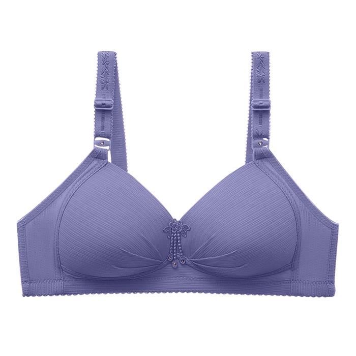 Soutien-gorge Sans Armatures Confortable - Grande Taille - Col En V - Sans Bretelles - 7