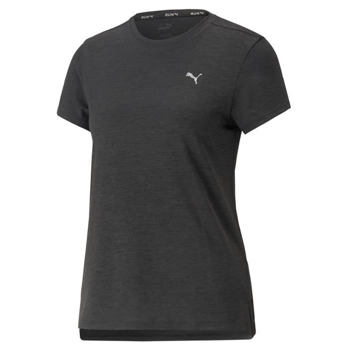 T Shirt De Sport - PUMA - Running - Femme - Noir - Cdiscount Sport