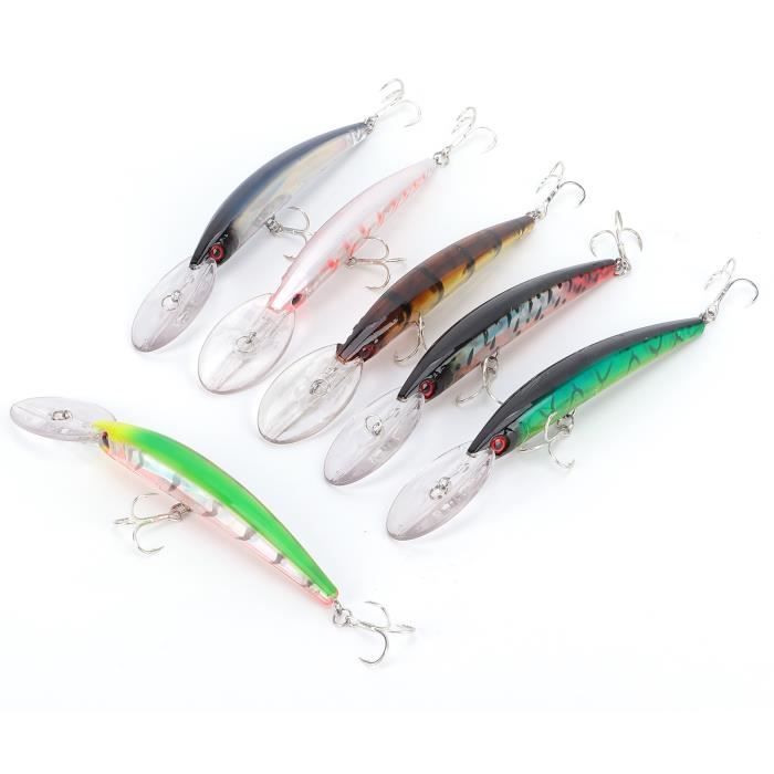 Lot De 10 Leurres De Pêche Vierges Non Peints - Forme Méné 14cm 20g Pour Créer Vos Propres Appâts