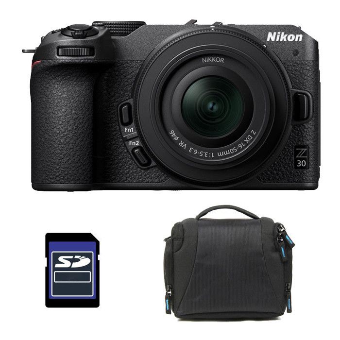 Hybride Nikon appareil photo hybride z30 + z 16-50 + sac + carte sd 8 go