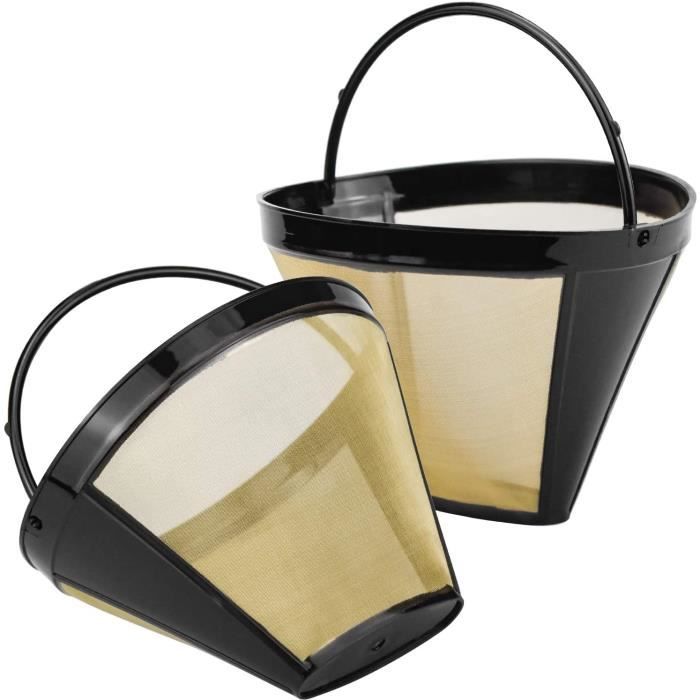 Filtre à Café Réutilisable En Acier Inoxydable – Pour 1 à 2 Tasses, Sans Papier, Portable