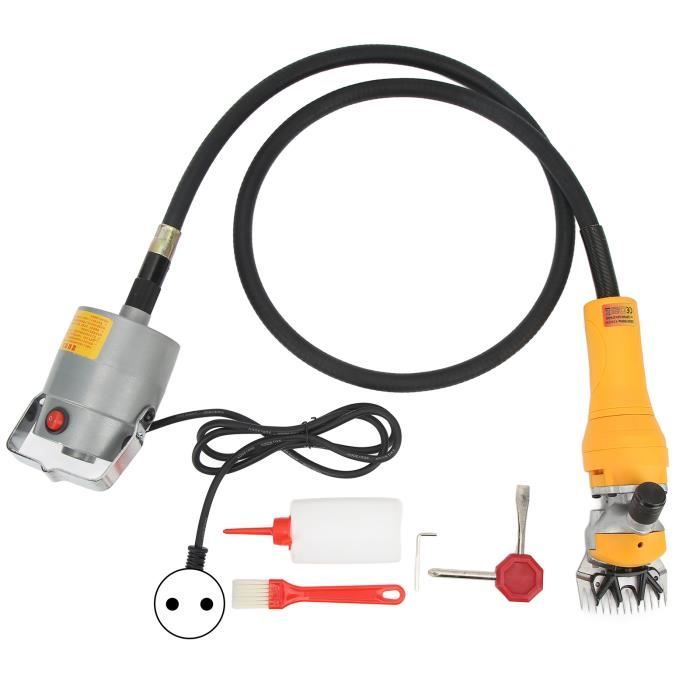 Comparer les prix de OMABETA Tondeuse électrique à moutons Kit de Machine de toilettage de cisaillement de bétail de bricolage macon Prise UE 220-240V
