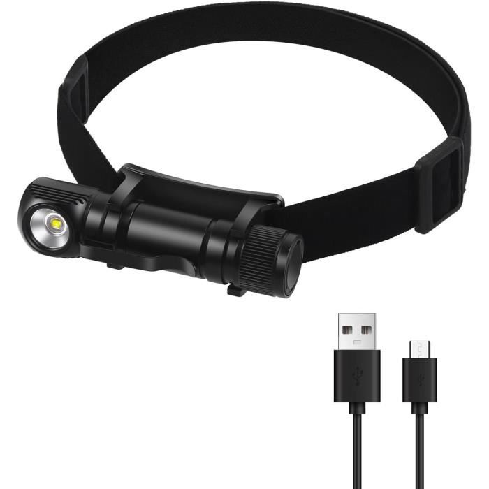 MLIAIMCE Lampe Frontale,Torche Frontale 18000 Lumens 8 LED 8 Modes