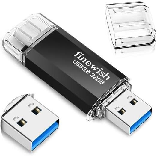 Clé USB - ISONIX - 64 Go - Micro USB, Type C, USB 3.0 - Compatible