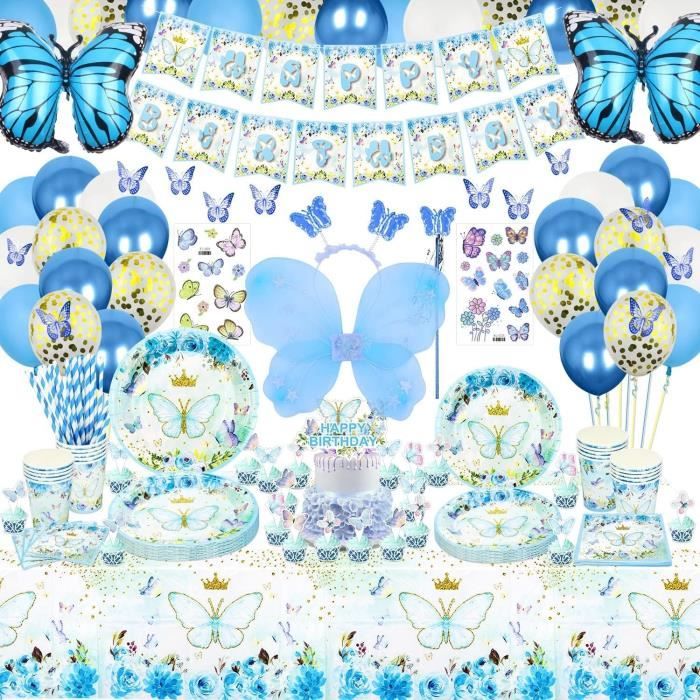 Décorations Fête Anniversaire Kpop Demon | Kit Chasseurs D'anime Avec Ballons, Bannière, éventails, Cupcakes | Set-01