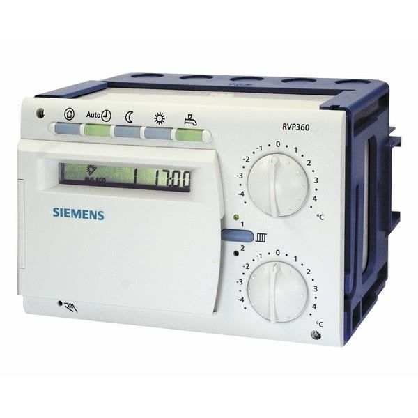 Régulateur chauffage programmable 2 circuits chauffage et ECS SIEMENS : RVP360