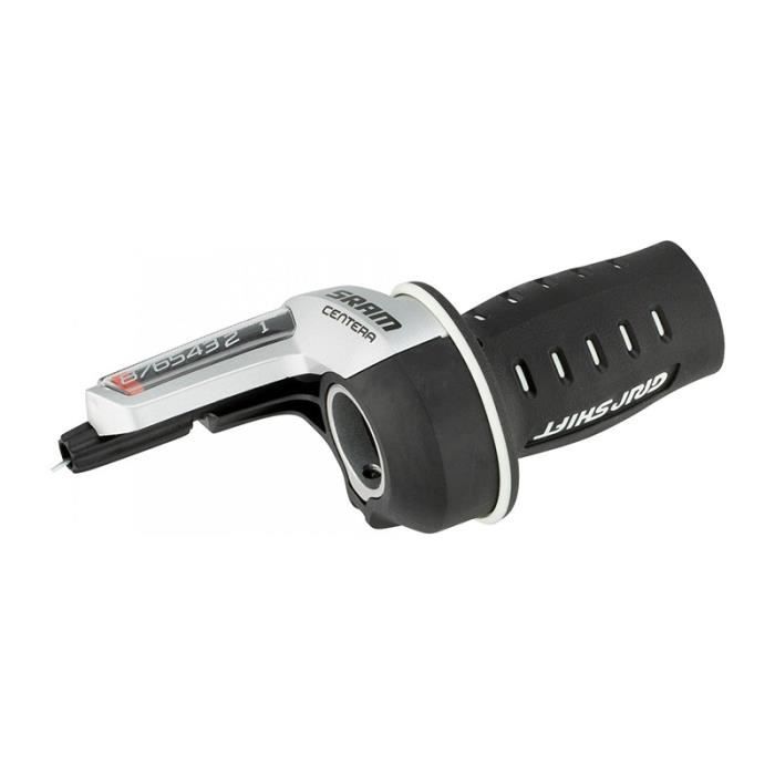 Manette de dérailleur droite SRAM Grip Shift Centera Micro - noir - 8 vitesses