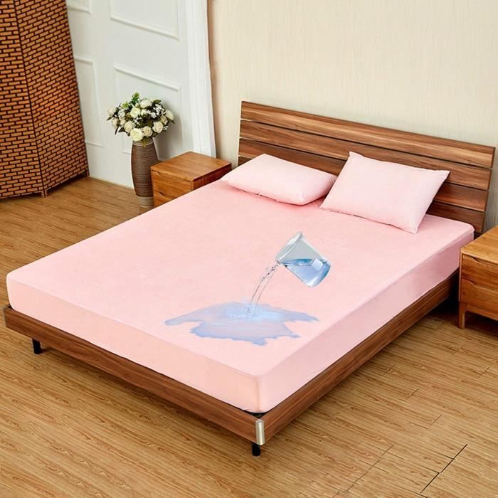Protège-Matelas 180x200 Cm Bambou Imperméable - Respirant, Lavable, Protection Humidité
