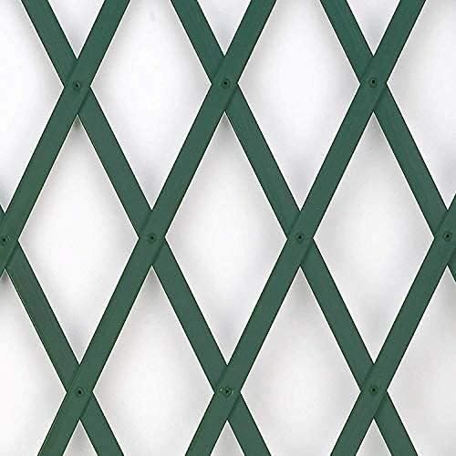 Treillis De Jardin Extensible En PVC - Support Pour Plantes Grimpantes (roses, Lierre, Clématites) - Longueur Max 180 Cm - Fixation Mur Ou Sol
