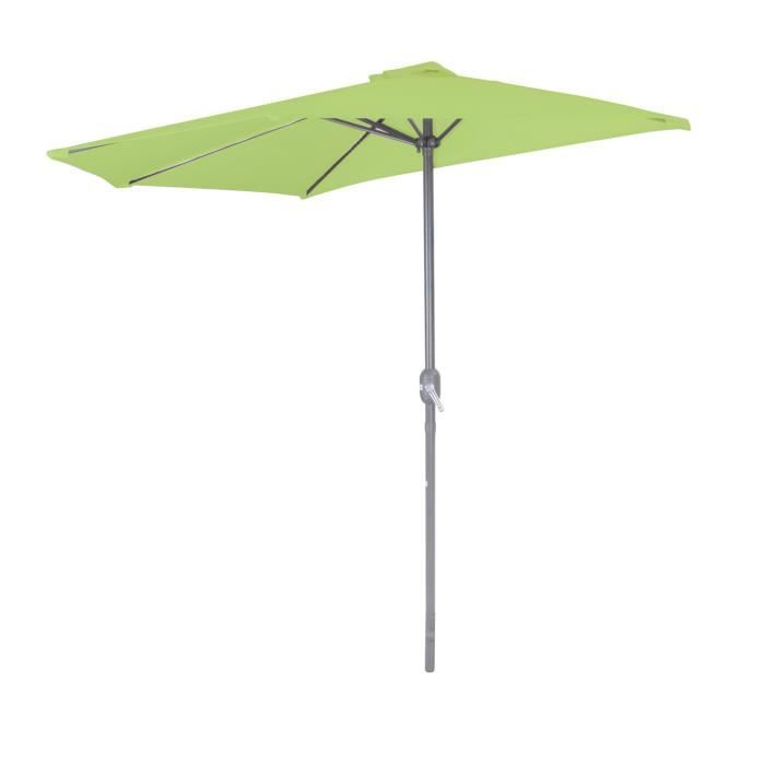 Demi parasol ath&eacute;na - 2,7 x 2,1 m -anis 223605