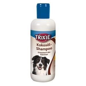 Shampoing - Trixie - Huile de coco - 250 ml - Adoucit le brossage - Pour chiens à longs poils Shampoing - Trixie - Huile de coco - 250 ml - Adoucit le brossage - Pour chiens à longs poils