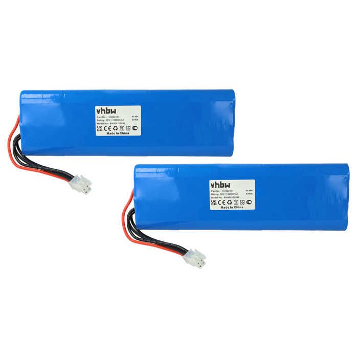 2 Baterías Ni-MH 18V 4000mAh Para Husqvarna Automower 210C/220AC/230ACX - Recambios Duraderos